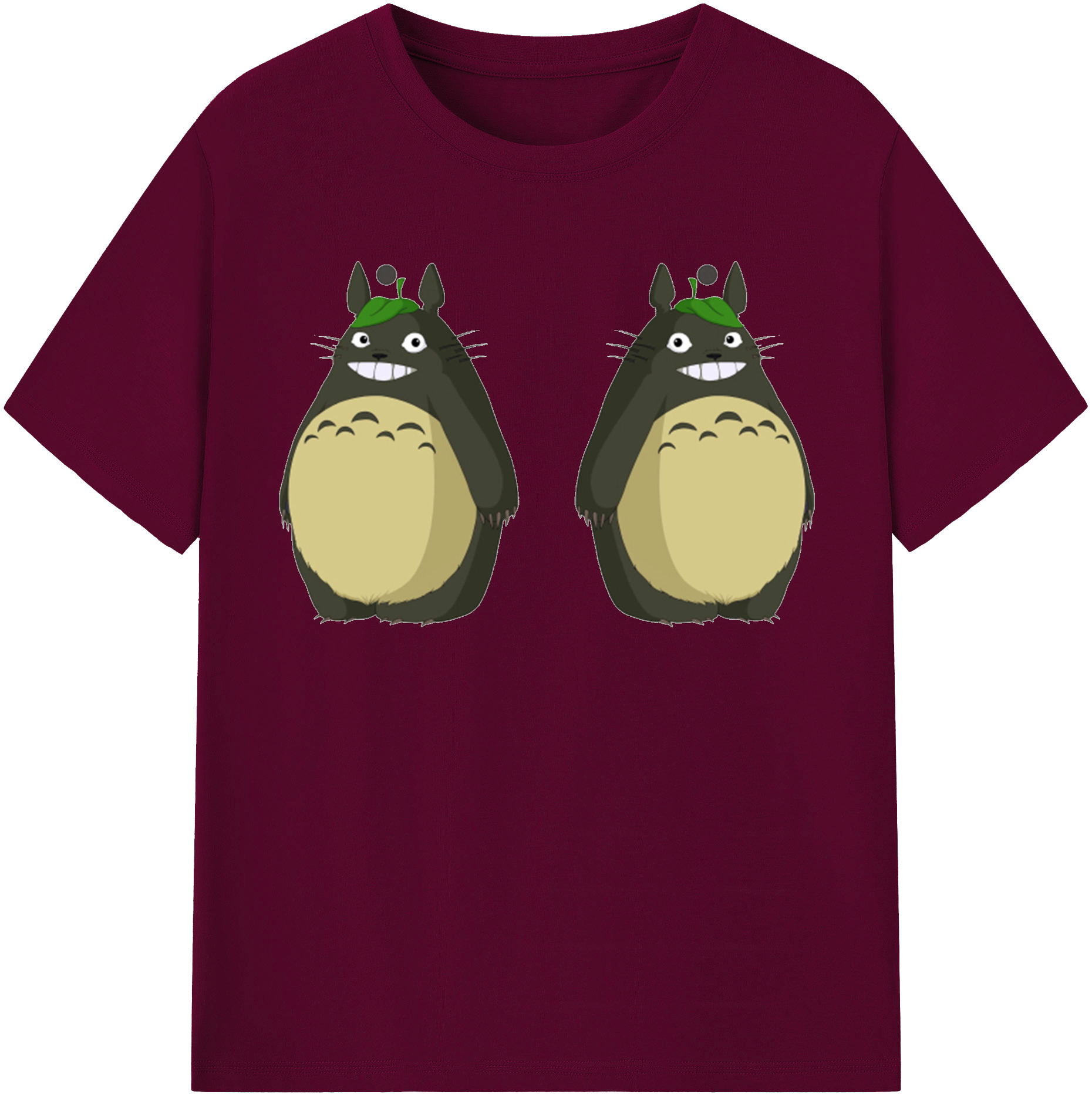 （画像用） となりのトトロ 草壁メイ 草壁サツキ My Neighbor Totoro Satsuki Kusakabe Mei Kusakabe レディースカジュアルプリントTシャツ（綿100％）